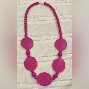 Retro rubber and plastic beaded necklace - get your ‘80s on!  31”. EUC